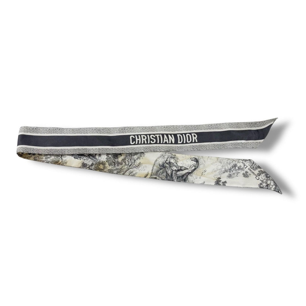 Dior Mizza Toile de Jouy Sauvage Scarf — view 2