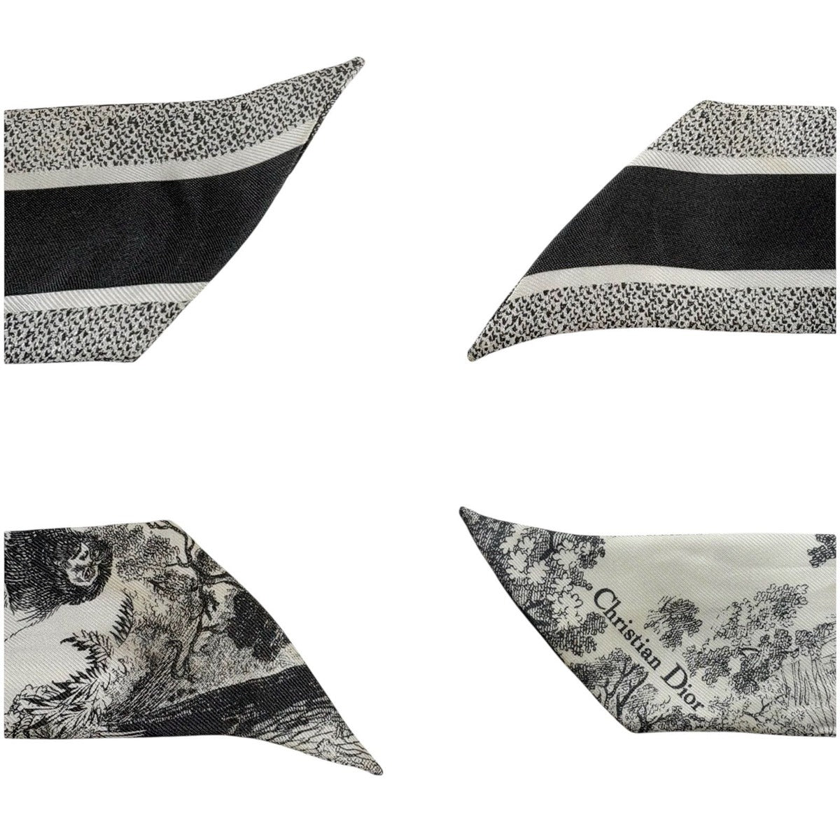 Dior Mizza Toile de Jouy Sauvage Scarf — view 6