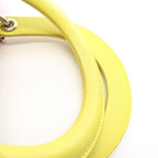 Dior Handbag Lady Dior Cannage 2-Way Magenta Blue Yellow Leather Tote — view 8