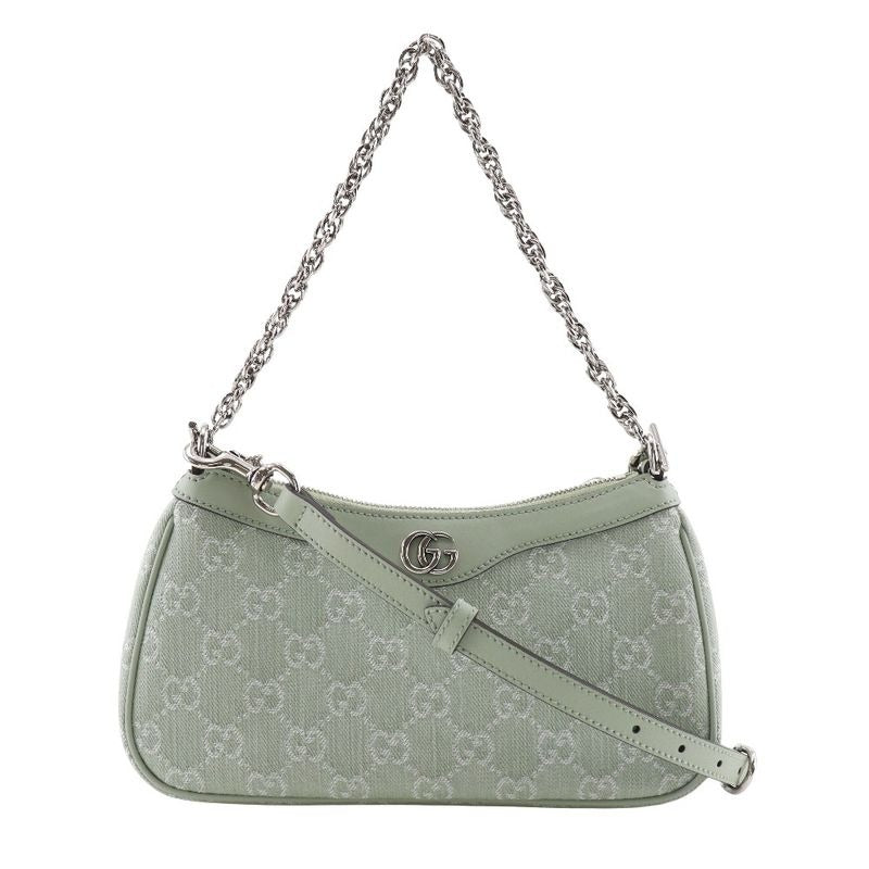 Gucci Offdia 3-Way GG Canvas Pale Green Shoulder Bag