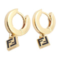 Fendi Forever Hoop Earrings Gold