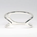 Hermes Bracelet Chaine D'ancre Punk Bangle 15 AG 925 Silver Manufactur — view 3