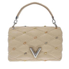 Louis Vuitton go-14 mm Marthage Chain Shoulder Bag Beige