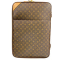 Louis Vuitton Pegase 55 Monogram Carry Leather Brown Light Travel Bag Gold