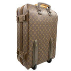 Louis Vuitton Pegase 55 Monogram Carry Leather Brown Light Travel Bag Gold — view 2