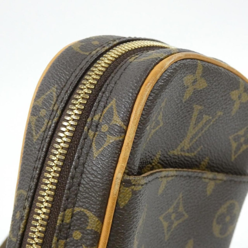 Louis Vuitton Monogram Pochette Gange Shoulder Bag Brown Marron — view 4