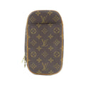 Louis Vuitton Monogram Pochette Gange Shoulder Bag Brown Marron