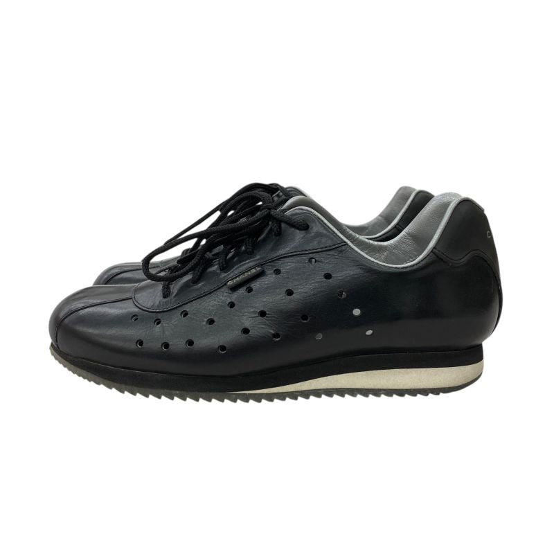 Chanel Sport Line Sneakers Shoes 35 Black Em1182