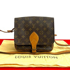 Louis Vuitton Cartesier MM Monogram Pattern Leather