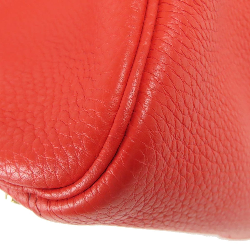 Hermes Lindy 30 Rouge de Coeur Gold Taurillon 2-Way Shoulder Bag — view 6