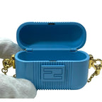 Fendi Airpods Case Earphone Key Holder Charm Light Blue — view 7