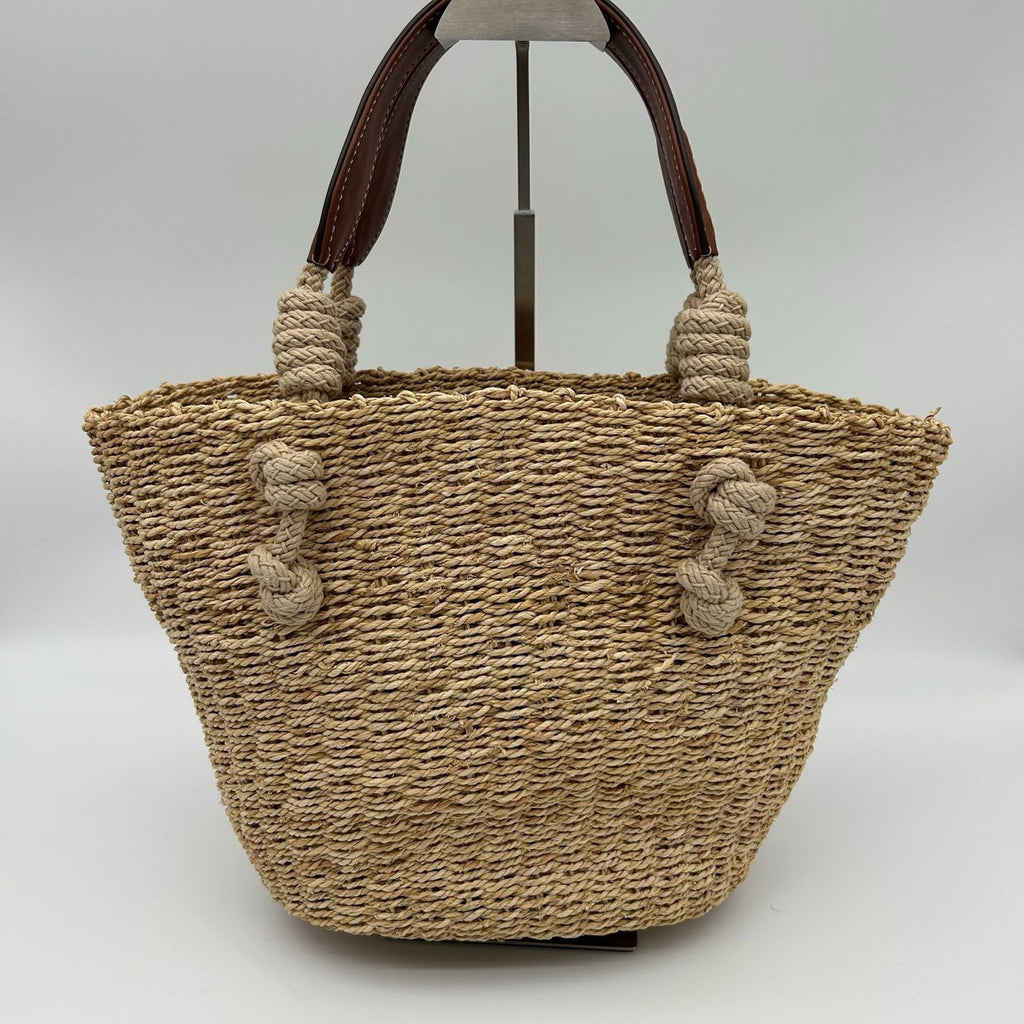 Prada Straw Handbag Beige — view 6