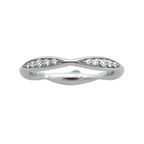 Chanel Ring Camellia Half Eternity Platinum Diamond — view 2