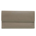 Louis Vuitton Porte Tresor International M6338 C Epi Leather Brown Long Wallet