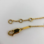 Celine Logo Triomphe Bracelet Gold Vintage — view 6