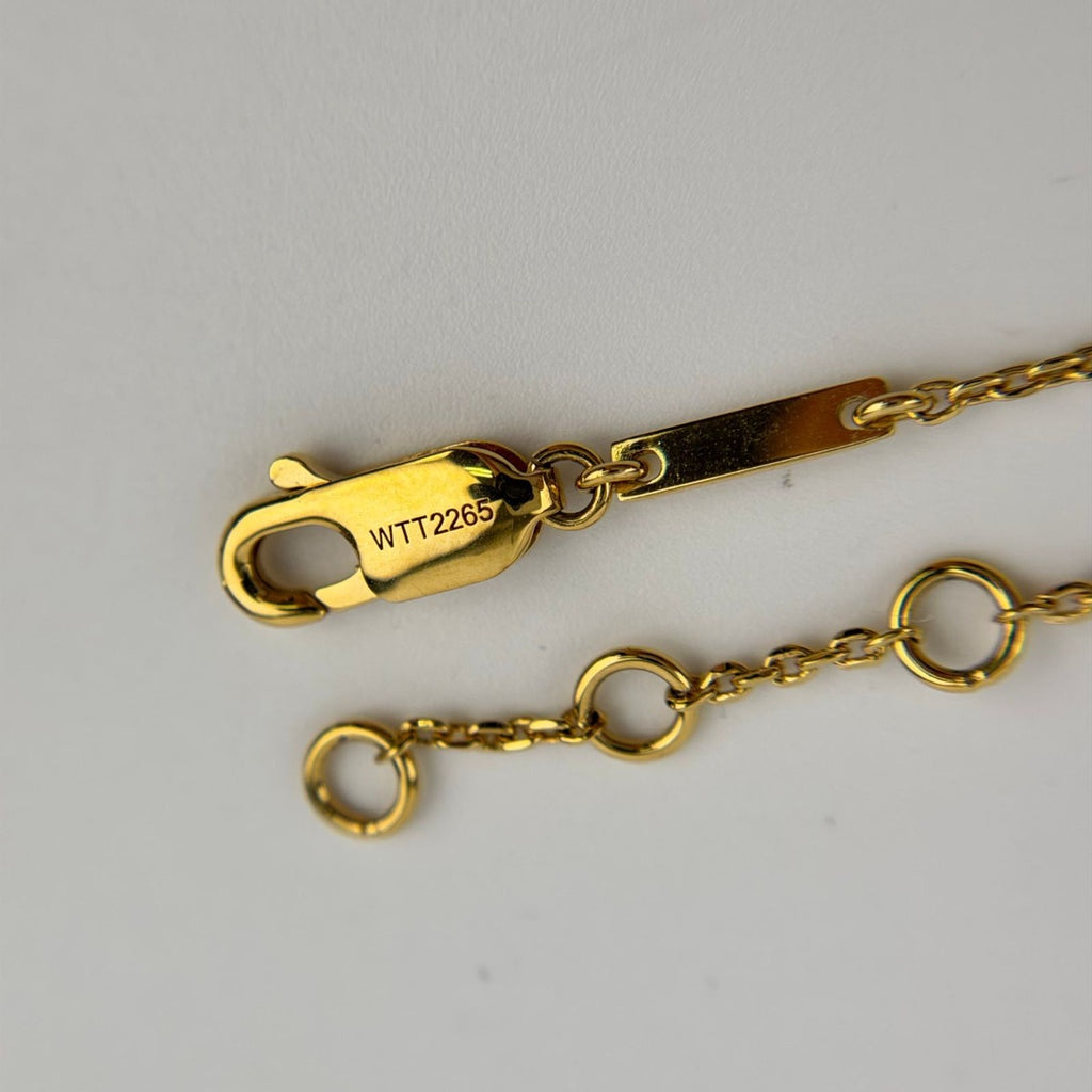 Celine Logo Triomphe Bracelet Gold Vintage — view 8