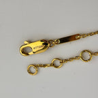 Celine Logo Triomphe Bracelet Gold Vintage — view 8