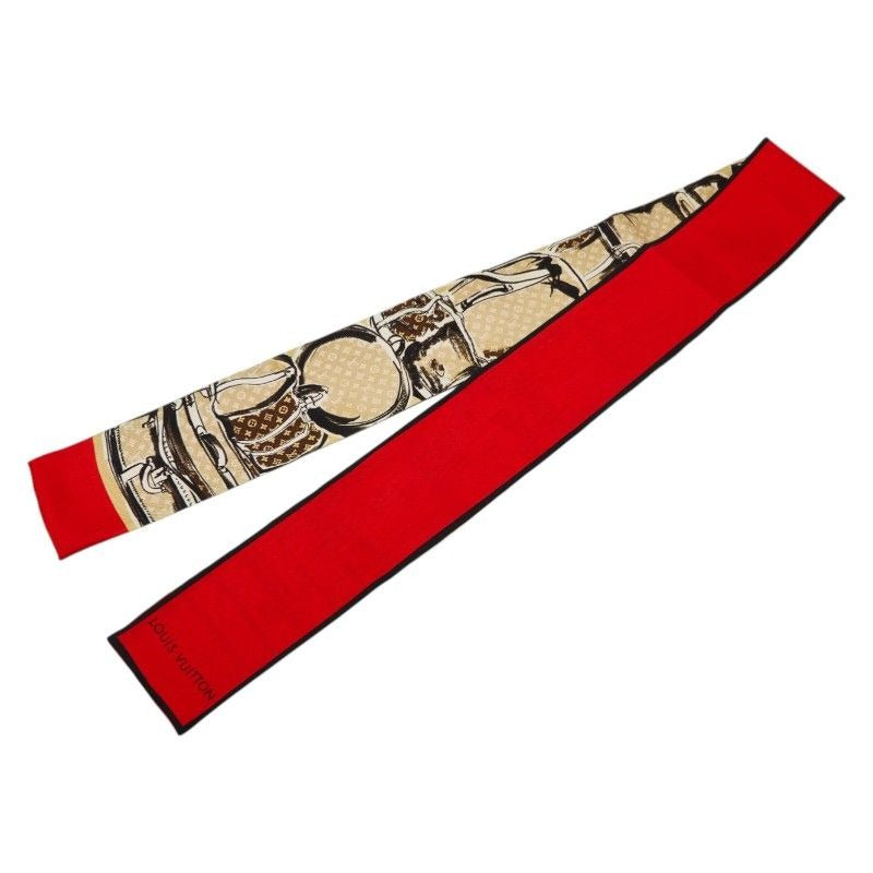 Louis Vuitton Monogram Bandeau Trunk Beige Multicolor Silk