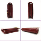 Gucci Nice Shoulder Wallet GG Micro Patent Leather Red Gold — view 5