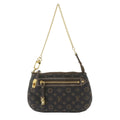 Louis Vuitton Monogram Mini Lin Pochette Accessoires Handbag Ebene