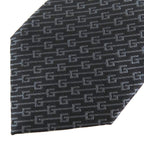 Gucci 100% Silk G Logo Regimental Stripe Necktie With 7 Sword Tip — view 2
