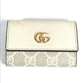 Gucci Key Case GG Leather Beige