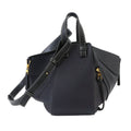 Loewe Hammock Small 2-Way Bag Leather Navy Black