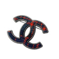 Chanel CC Logo Tweet Brooch