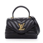 Louis Vuitton Shoulder Bag Holdomi LV New Wave Noir Black Calf Leather