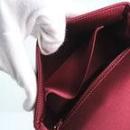 Chanel Party Bag Satin And Rhinestone Bordeaux Shoulder — view 8
