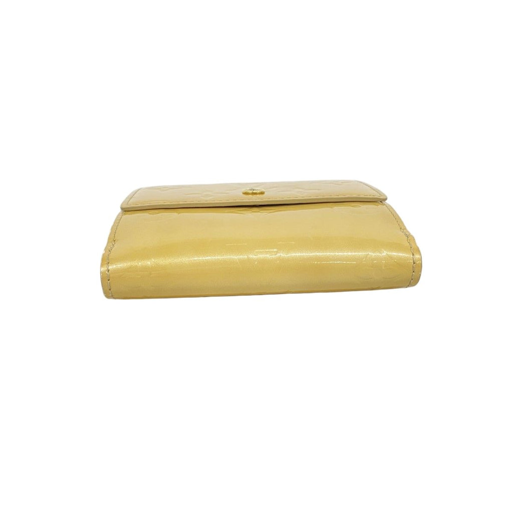 Louis Vuitton Trifold Wallet Vernis Portomonebiercarte Cles Beige — view 2