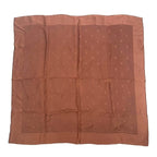 Louis Vuitton Scarf Monogram Silk Brown
