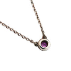 Tiffany & Co Necklace by the Yard 925 Sterling Silver Pink Saffiano — view 2