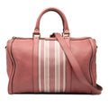Gucci Sherry Line Mini Boston Bag Shoulder 2way Pink Canvas Leather