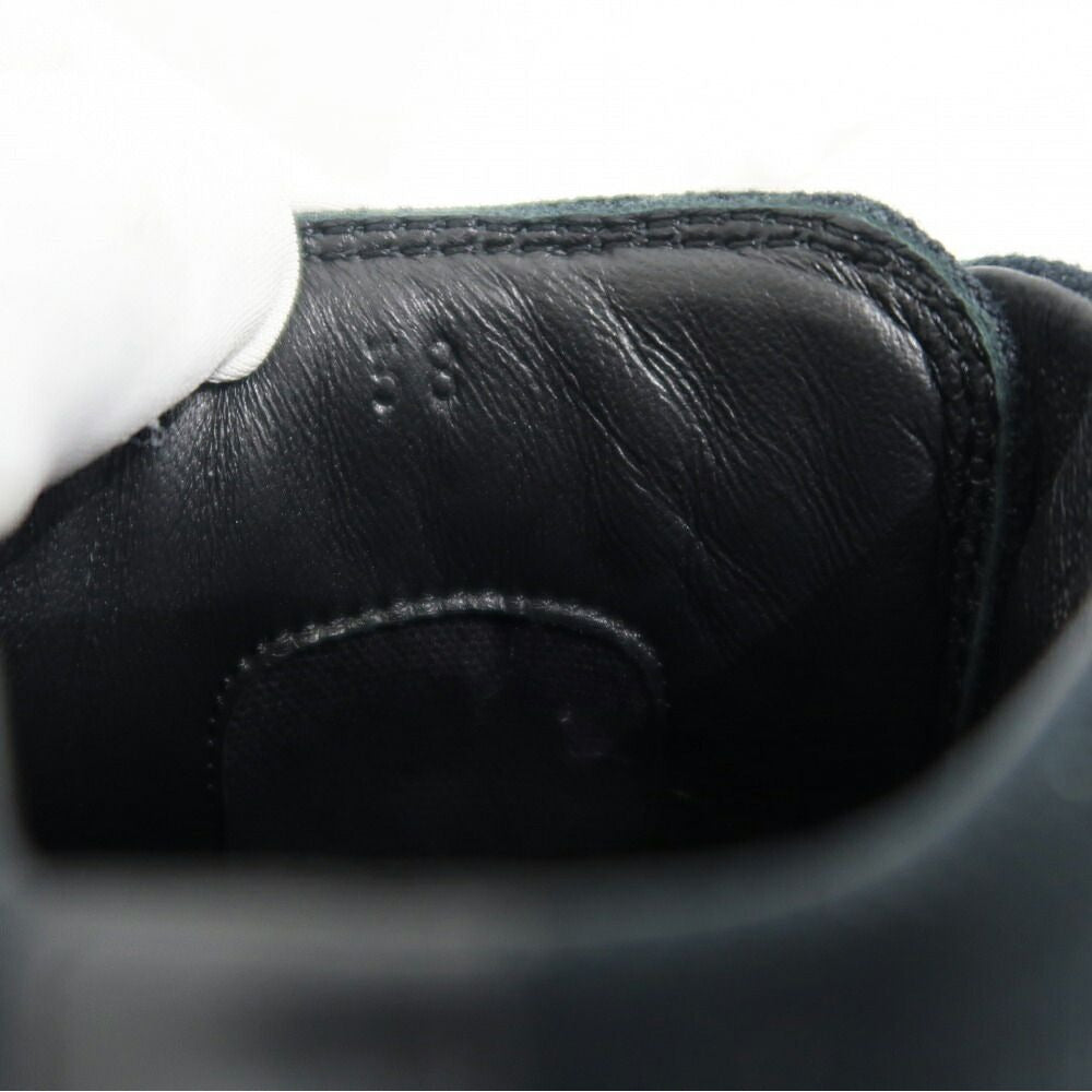 Hermes Iriko High Cut Sneakers 38 Black Canvas Leather — view 9