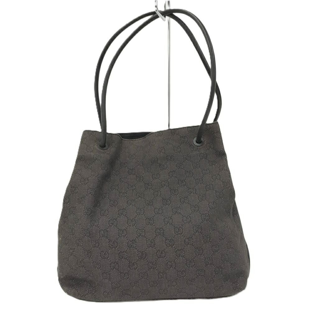 Gucci Shoulder Bag GG Canvas Black