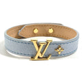 Louis Vuitton Bracelet LV Iconic Leather Light Blue