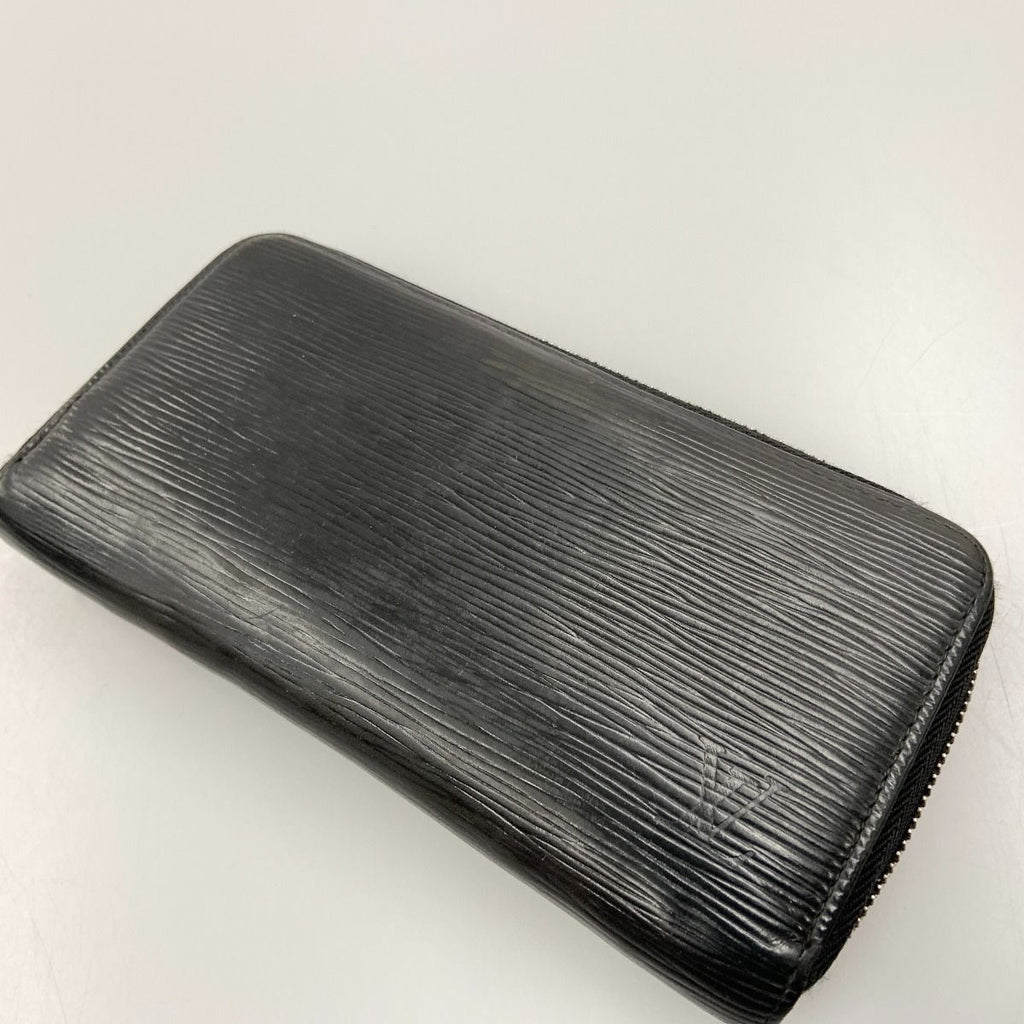 Louis Vuitton Epi Zippy Wallet Round Zipper Long Black — view 3