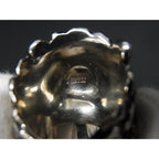 Gucci Lion Head Ring Silver And Pink Metal Rhinestone — view 2