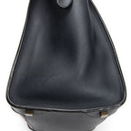 Celine Mini Luggage Navy Red White Calfskin Leather — view 8