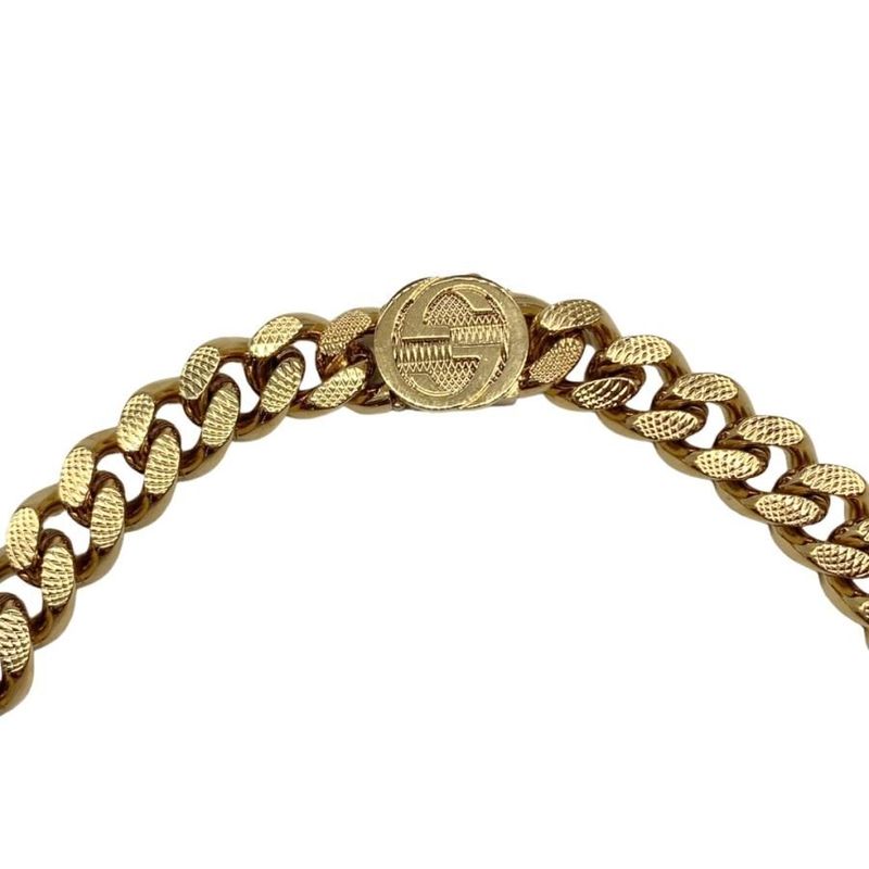 Gucci GP Interlocking G Kihira Necklace Gold 1291 — view 4
