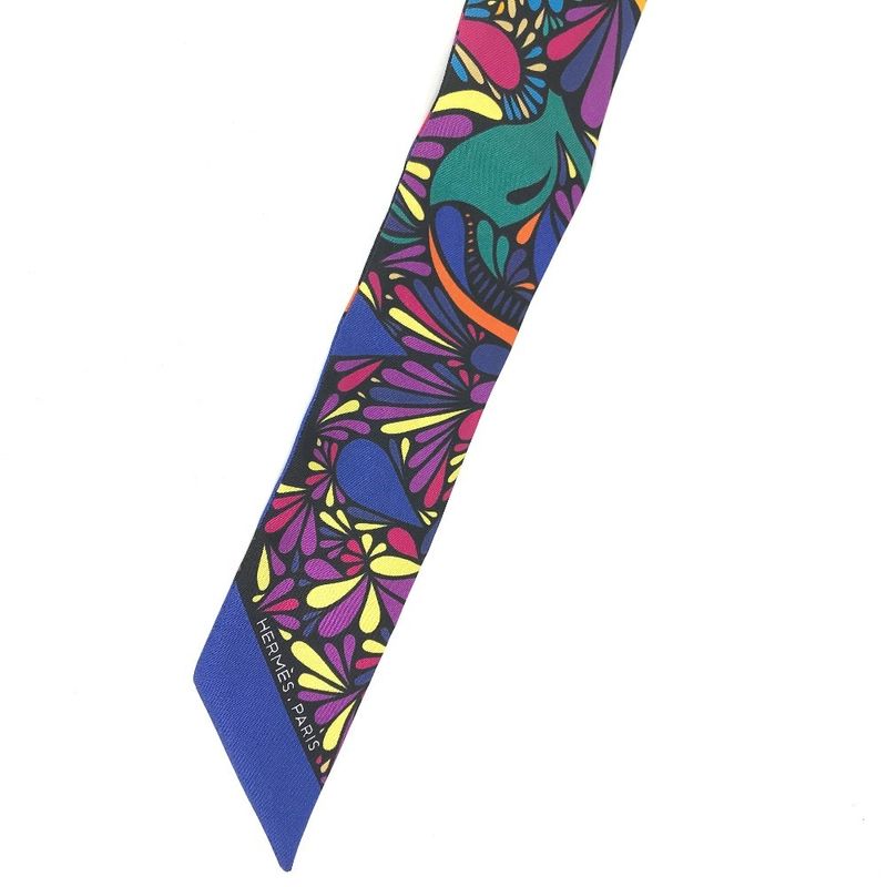 Hermes Scarf Twilly Silk Multicolor — view 5