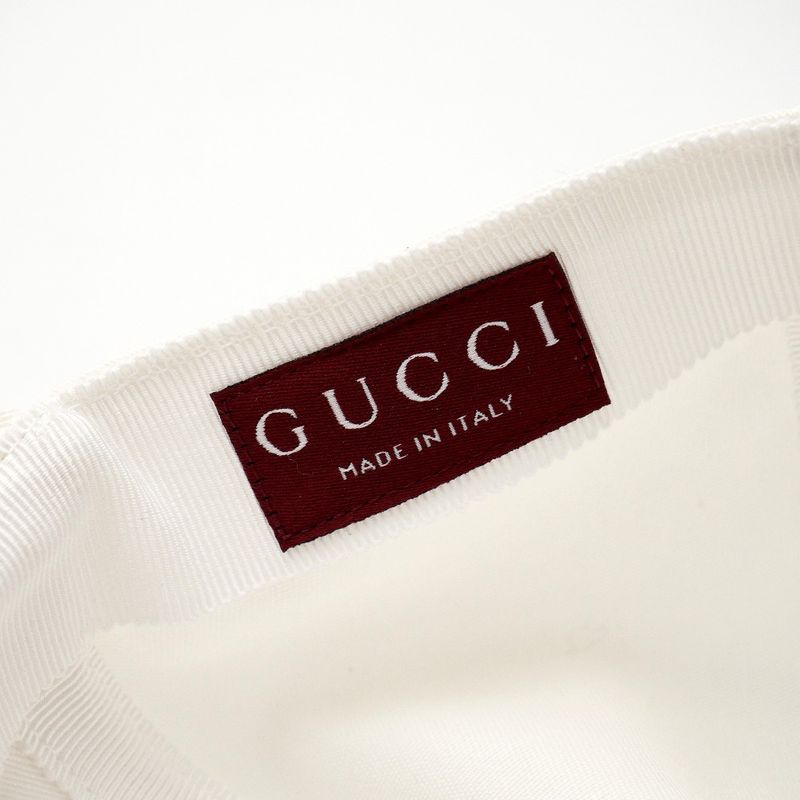 Gucci Never Usedmade in 2024 Cap Size L 59 Logo Embroidery White — view 9