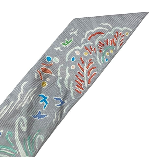 Hermes Scarf Twillye Isola Di Primavera Spring Island Accessories Silk — view 9