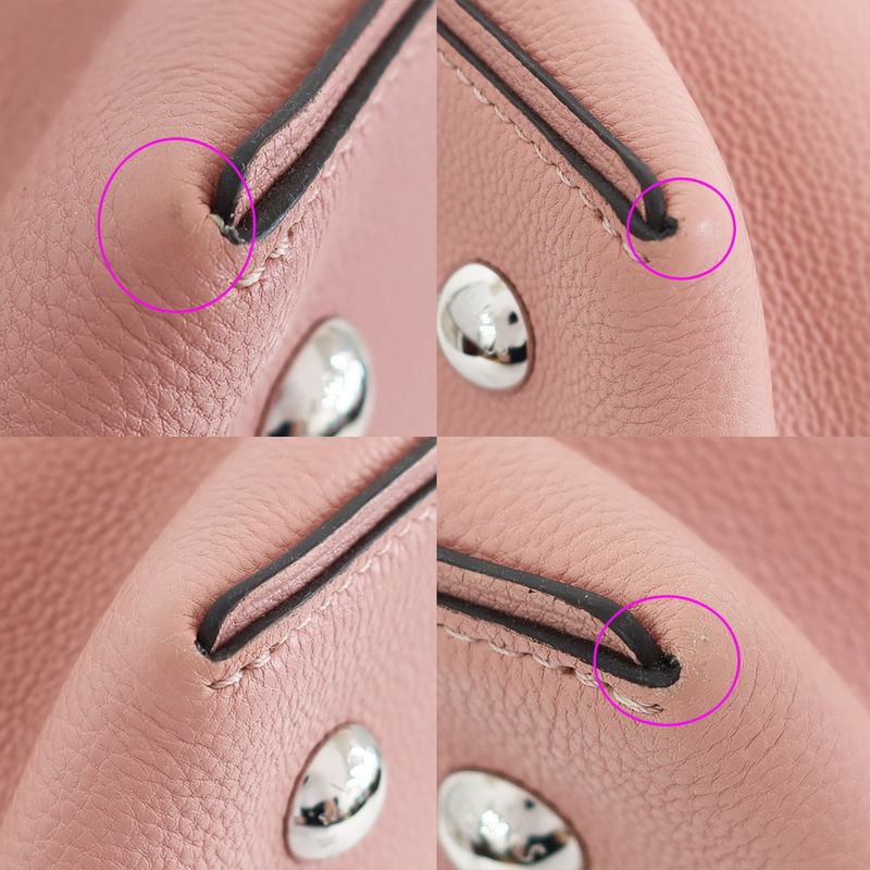 Louis Vuitton Lockit MM Shoulder Bag 2-Way Pink Silver Hardware — view 5
