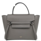 Celine 2-Way Belt Bag Micro Leather Gray Gold