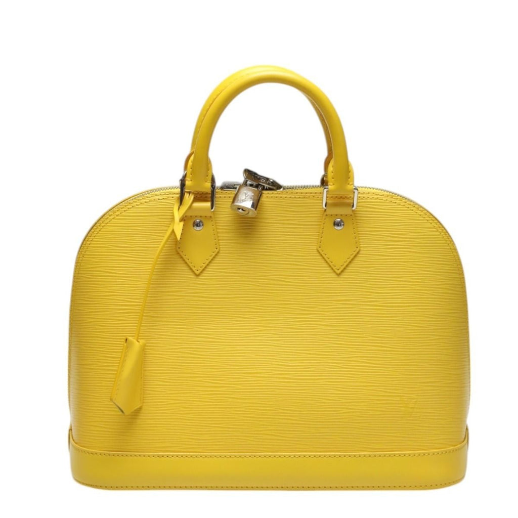 Louis Vuitton Epi Handbag Alma Citron