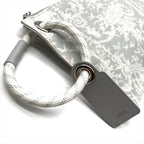 Dior Rope Strap Canvas Clutch Gray — view 6