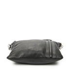 Gucci Large Flap Messenger Black Grain Calfskin Leather — view 6