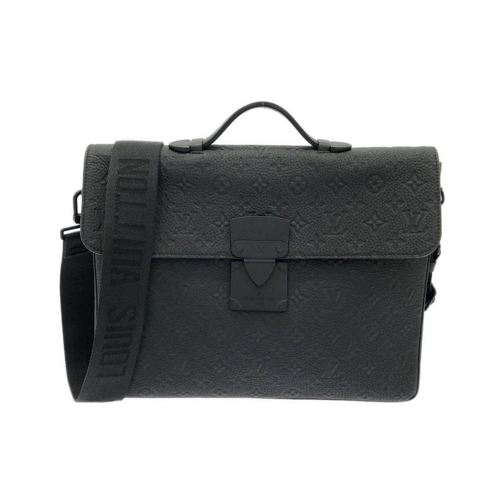 Louis Vuitton Taurillon Monogram S Lock Briefcase